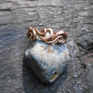100% Pure Copper Thumb Ring - Bio Healing Pain Relief Fashion Jewelry For Men & Women - View #2