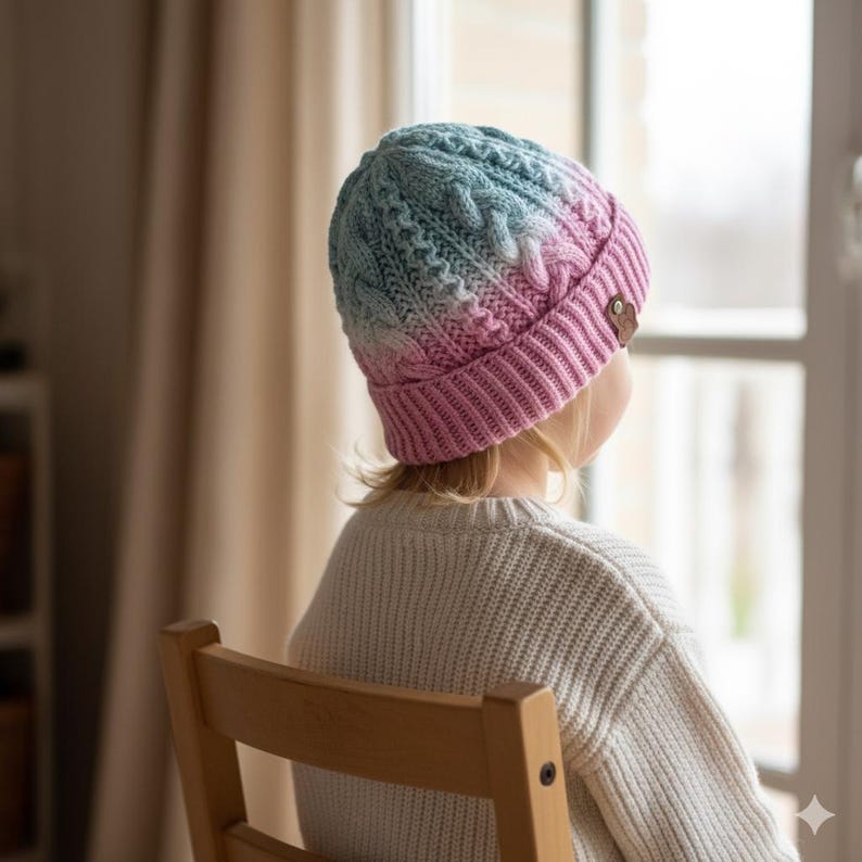 Baby Cable Beanie Knitting Pattern (1-3 Yrs) - Winter Knit (PDF) - Etsy