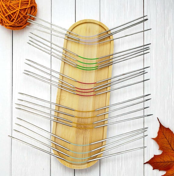 Metal Double Pointed Sock Knitting Needle Set (2-3mm)