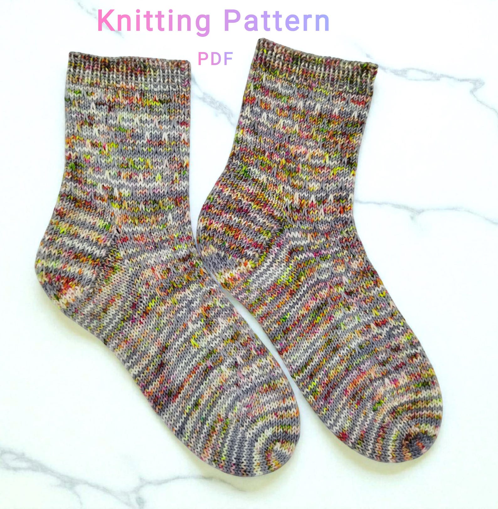 Sock Knitting Needles Set With Yarn. Beginner Sock Knitting Kit. DPN ...