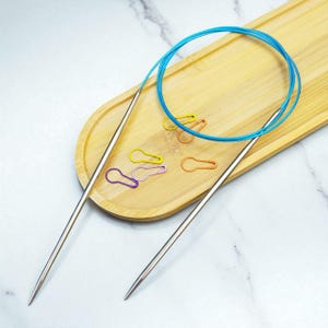 Rundstickor i rostfritt stål 100 cm: US 1-8, flexibel kabel