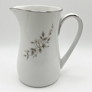Vintage Noritake 6653 Marietta Porcelain Creamer Made in Japan 1960&#39;s 4 1/8&quot; 6 ounces
