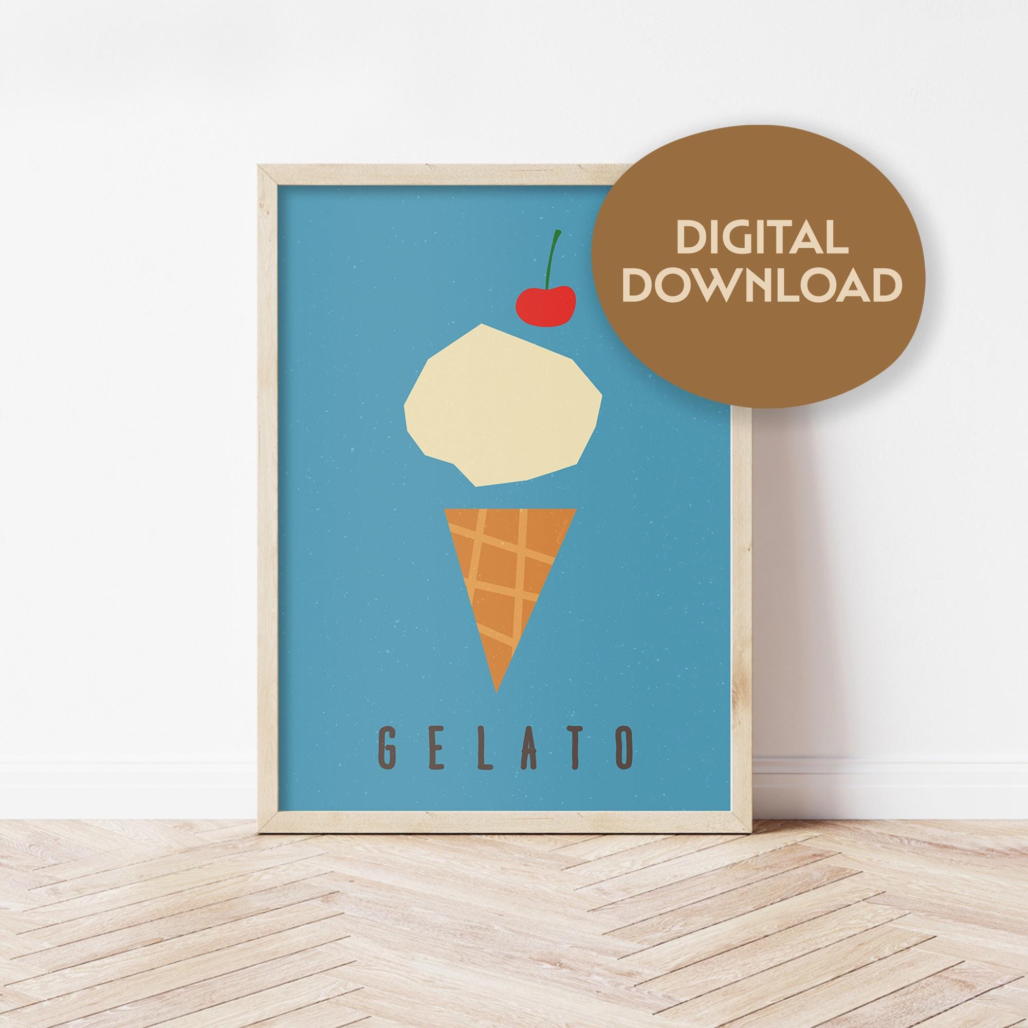 Gelato wall art - Etsy 日本