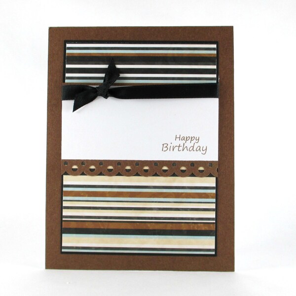 Masculine birthday card, husbands birthday, mens birthday, mans birthday, boys birthday