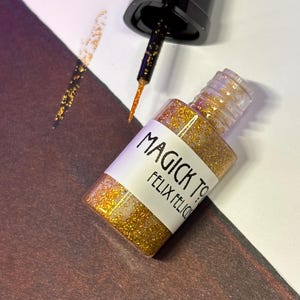 Magick Touch Clear Paint Glitter-Glitter Paint-Color Felix Felicis-Holographic Gold