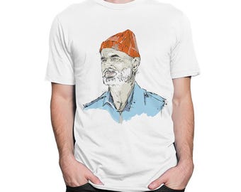 The Life Aquatic with Steve Zissou T-Shirt, Wes Anderson Movie Shirt, Men's and Women's Sizes