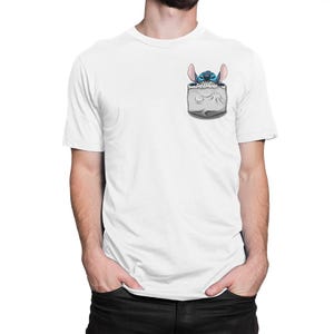 Camiseta Stitch In a Pocket, tallas para hombre y mujer
