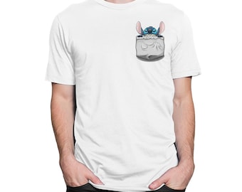 Stitch In a Pocket T-Shirt, Men's and Women's Sizes