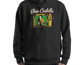 Elvis Costello Vintage Hoodie and Sweatshirt / Unisex Sizes