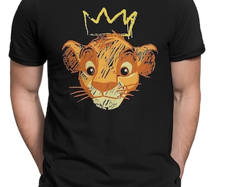 Simba Moods Short Sleeve White-black Men's / Women's T Shirt C569