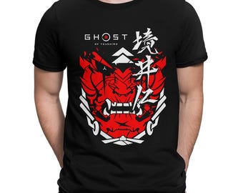 Ghost of Tsushima Oni Mask T-Shirt, Men's and Women's Sizes