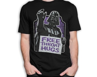 Darth Vader Free Throat Hugs Funny T-Shirt, Men's and Women's Sizes