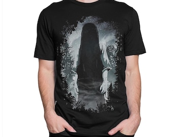 Camiseta de Sadako Yamamura de The Ring, tallas para hombre y mujer