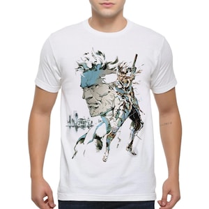 Metal Gear Solid 2 Sons of Liberty T-Shirt, Men&#39;s and Women&#39;s Sizes