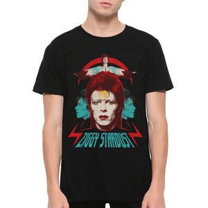 David Bowie Ziggy Stardust T-Shirt, Men&#39;s and Women&#39;s Sizes