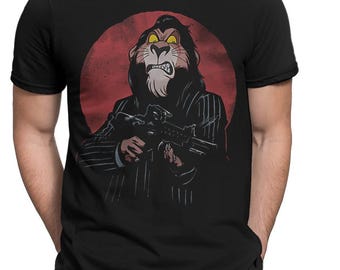 Scarface The Lion King Funny T-Shirt, Men's and Women's Sizes