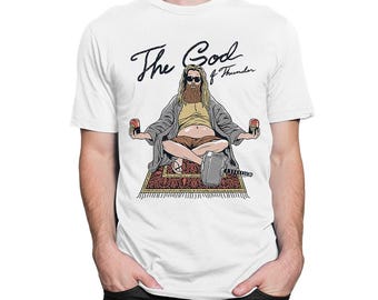 T-shirt amusant Thor Big Lebowski, tailles homme et femme