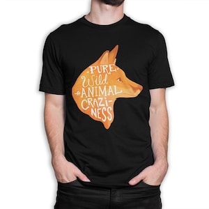 Fantastic Mr Fox Pure Wild Animal Craziness T-Shirt, Men&#39;s and Women&#39;s Sizes