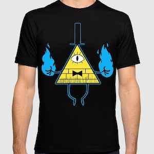 Gravity Falls Bill Cipher T-Shirt, Men&#39;s and Women&#39;s Sizes