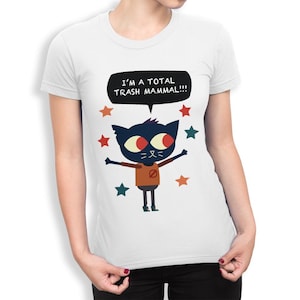 Night in the Woods I&#39;m a Total Trash Mammal T-Shirt, Men&#39;s and Women&#39;s Sizes