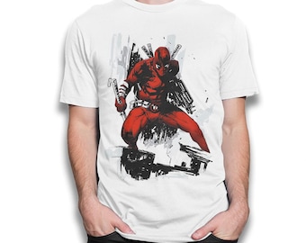 Camiseta de cómics de Deadpool, tallas para hombre y mujer