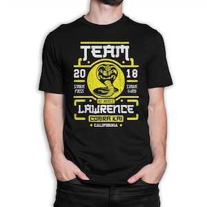Cobra Kai Team Lawrence T-Shirt, Men&#39;s and Women&#39;s Sizes