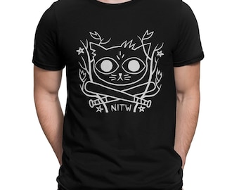 Camiseta de Mae Borowski de la película "Una noche en el bosque", disponible en tallas para hombre y mujer.