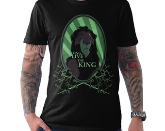 Scar Long Live The King T-Shirt, The Lion King Shirt, Men's and Women's Sizes