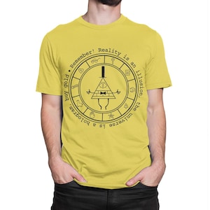 Bill Cipher Gravity Falls T-Shirt, Men&#39;s and Women&#39;s Sizes