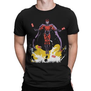 Camiseta Magneto X-Men, tamanhos masculino e feminino