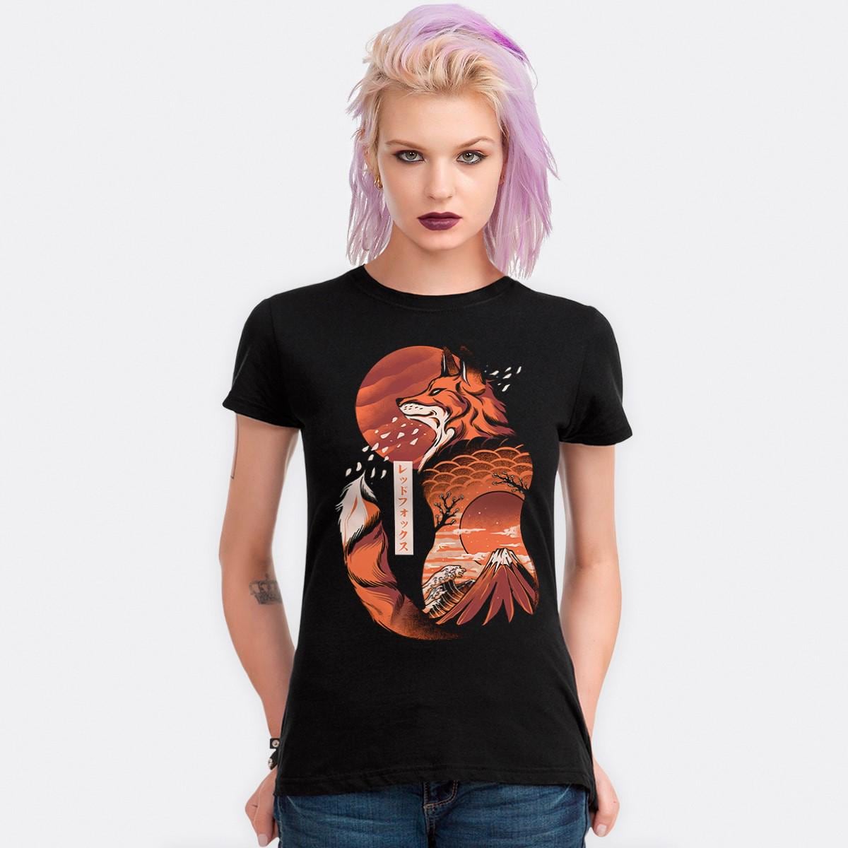 トップス wakannai Japanese Fox Art T-shirt, Men's and Women's Sizes (FXX-78700