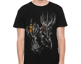 Camiseta de Sauron: El Anillo Único, de J. R. R. Tolkien, tallas para hombre y mujer (LOR-80013)