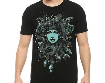 Medusa Gorgon Art T-Shirt, Men's and Women's Sizes (MED-45671)