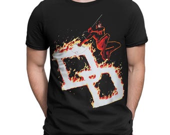 Camiseta Daredevil, tamanhos masculino e feminino