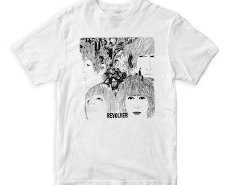 The Beatles T-Shirt Revolver Album Official White New | eBay