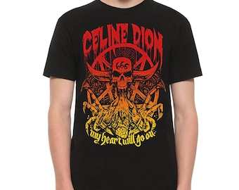 Celine dion Tシャツ My Heart Will Go On XL HEAVY METAL X CELINE DION MY HEART WILL GO ON SHIRT