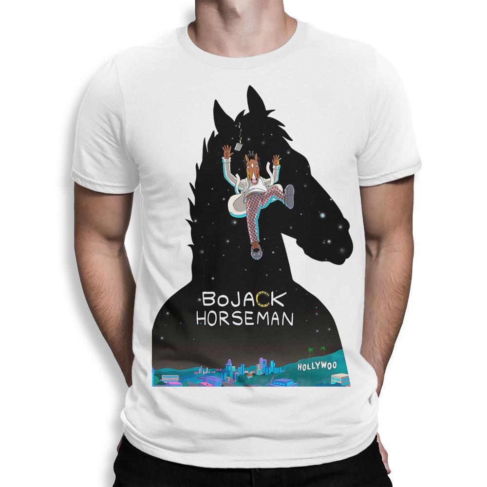 T-shirt BoJack Cavalier - Dessin Animé, Coton, Homme/femme, Plusieurs Tailles
