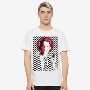 Twin Peaks Dale Cooper Light T-Shirt, Men&#39;s and Women&#39;s Sizes