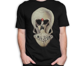 Ballerina In a Skull by Salvador Dali T-Shirt, Men's and Women's Sizes