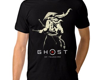 Maglietta Ghost of Tsushima Jin Sakai, taglie da uomo e da donna