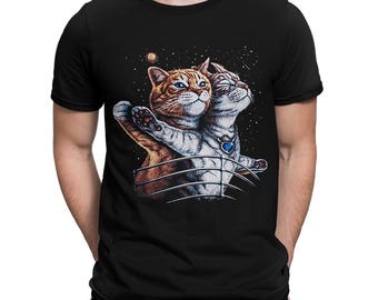 T-shirt amusant Titanic Cats, tailles homme et femme