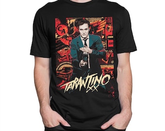 Camiseta con el arte de Quentin Tarantino, tallas para hombre y mujer