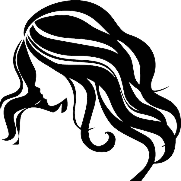 Long Hair SVG