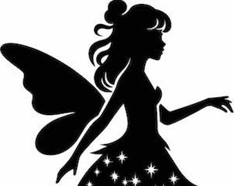 Standing Fairy SVG - cut file