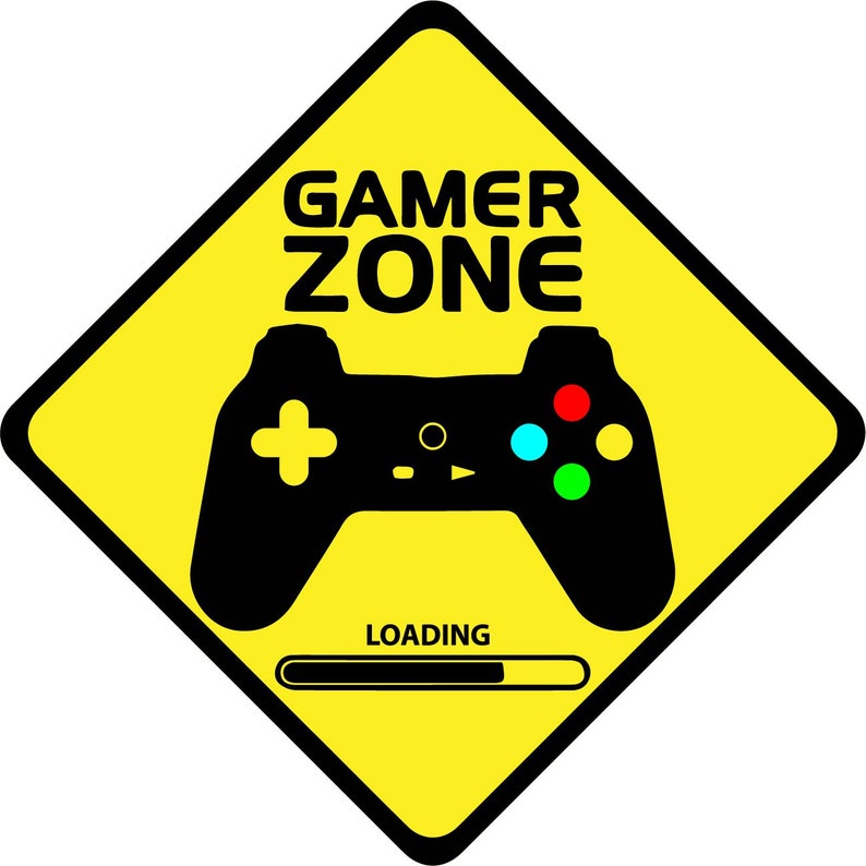 Gamer Zone SVG Etsy