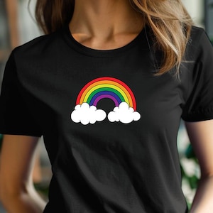 Arcoíris con nubes - descarga digital - svg, eps, dxf, png