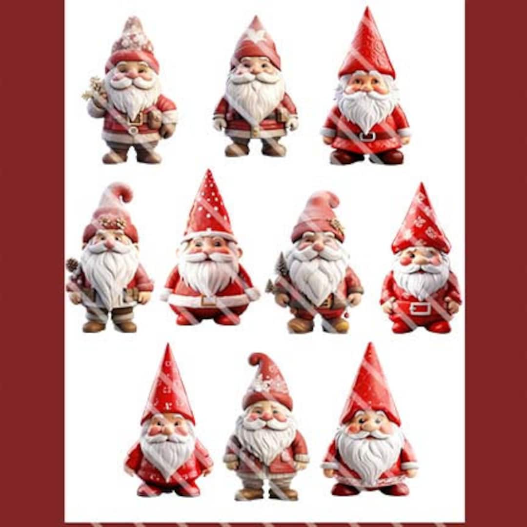 santa-gnomes-christmas-printable-pdf-clipart-etsy