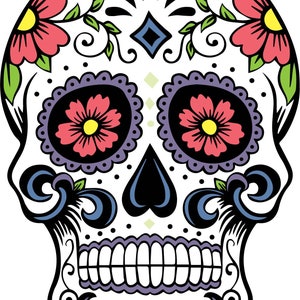 Sugar Skull SVG - Tag der Toten - Halloween