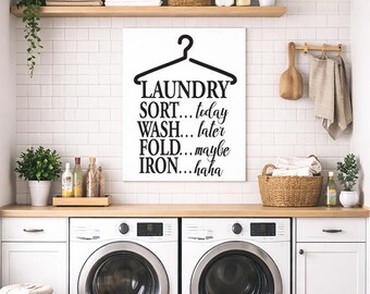 Laundry Room Signage SVG - Digital Download