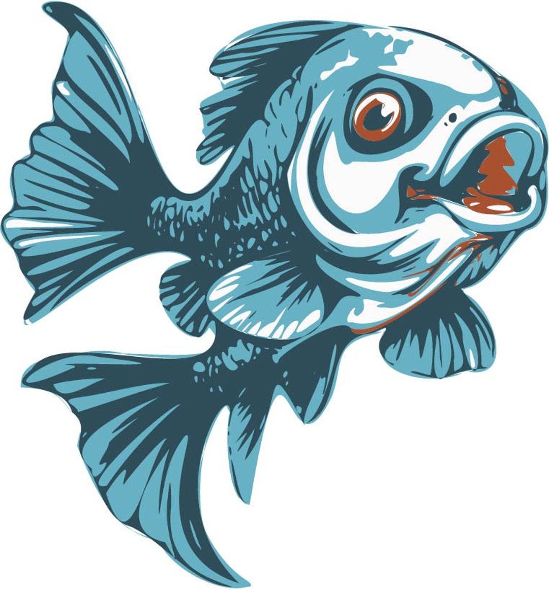 Fish SVG - Wild Catch - Digital Download - 4 Layers - Blue Fish ...